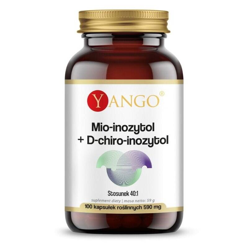 YANGO Myo-inositol + D-chiro-inositol (100 capsules) - Nuvalia
