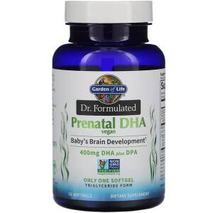 Dr. Formulated Vegan Prenatal DHA - 30 softgels - Nuvalia