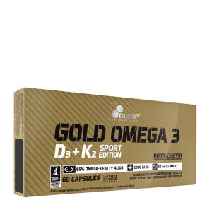 Gold Omega 3 D3 + K2 Sport Edition - 60 caps - Nuvalia