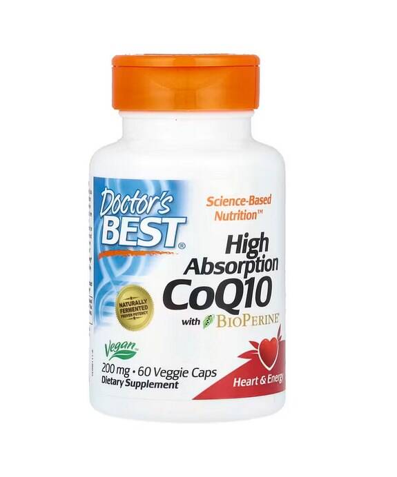 CoQ10 met hoge opneembaarheid en BioPerine