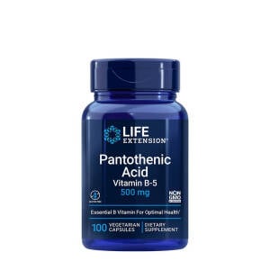 Life Extension - Pantothenic Acid 500 mg (100 Veg Capsules) - Nuvalia