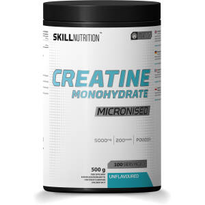 Micronised Creatine Monohydrate Unflavoured - 500g - Nuvalia