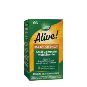 Natures Way Alive!® Max3 Potency Multivitamin (90 Tablets) - Nuvalia