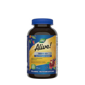 Natures Way Alive!® Men’s 50+ Gummy Multivitamin (150 Gummies) - Nuvalia