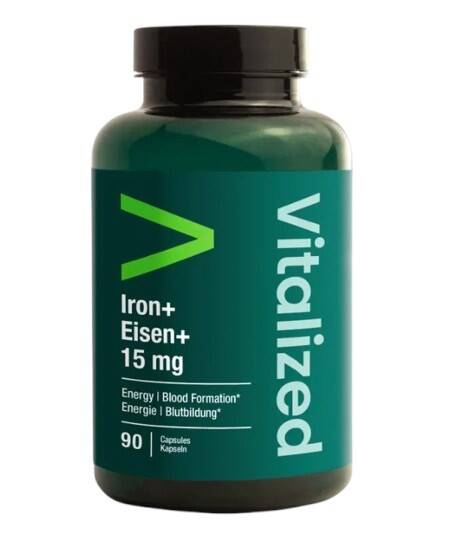 VITALIZED Iron+ (90 caps) - Nuvalia